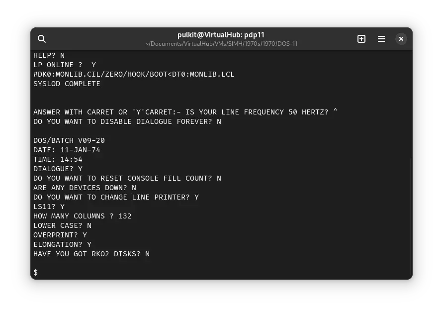 printer config (installation)