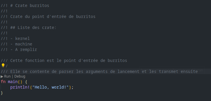 Capture d'écran de main.rs