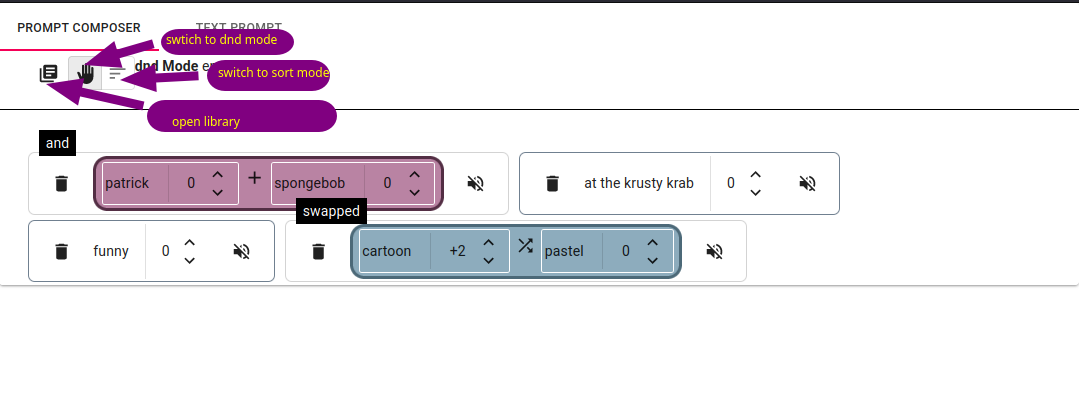 The prompt composer